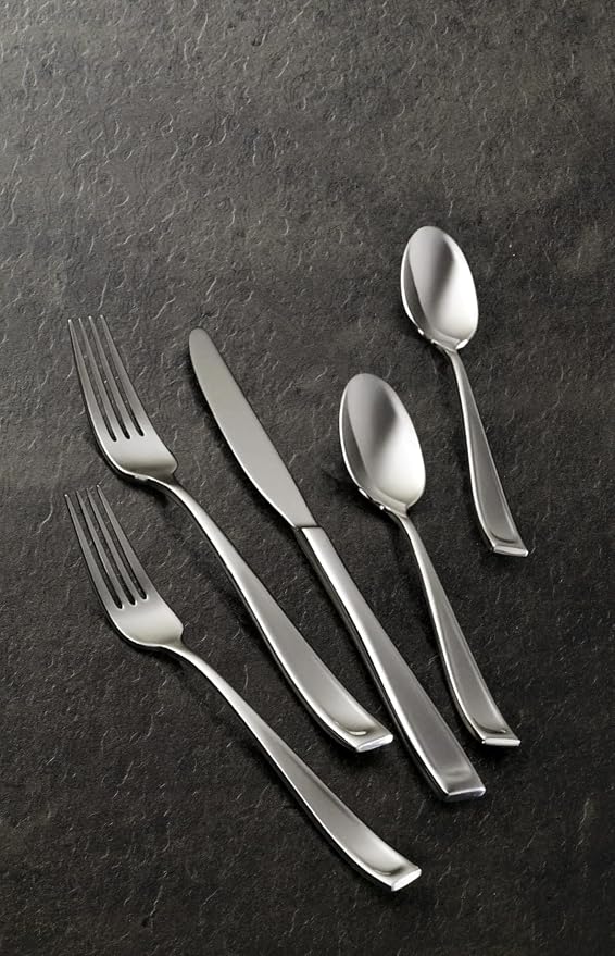 Oneida Moda 20-Piece 18/10 Silverware Set - Image 9