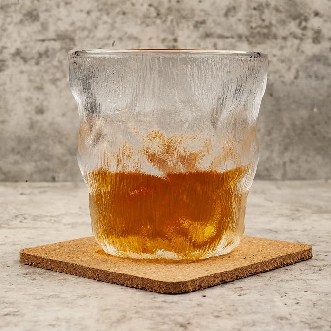 8PCS Cork Coasters for Drinks Absorbent Coaster 3.9 inch Square Simple Style - Image 7