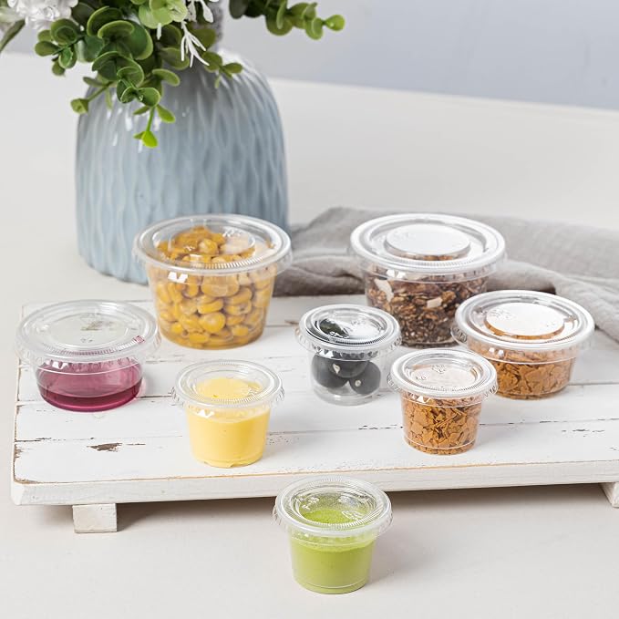 HOMIP 300PACK 2oz Plastic Portion Cups - Image 6