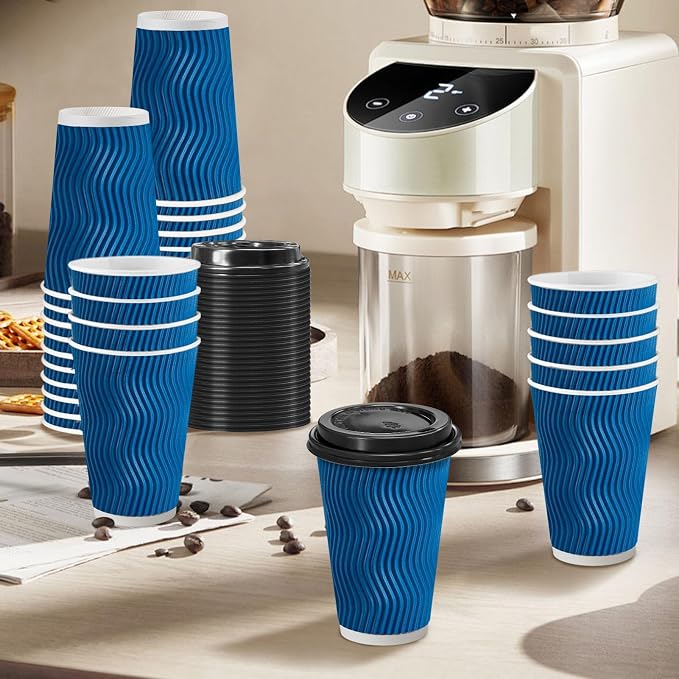 Clawsoff 100 Pack 16 oz Coffee Cups - Image 4