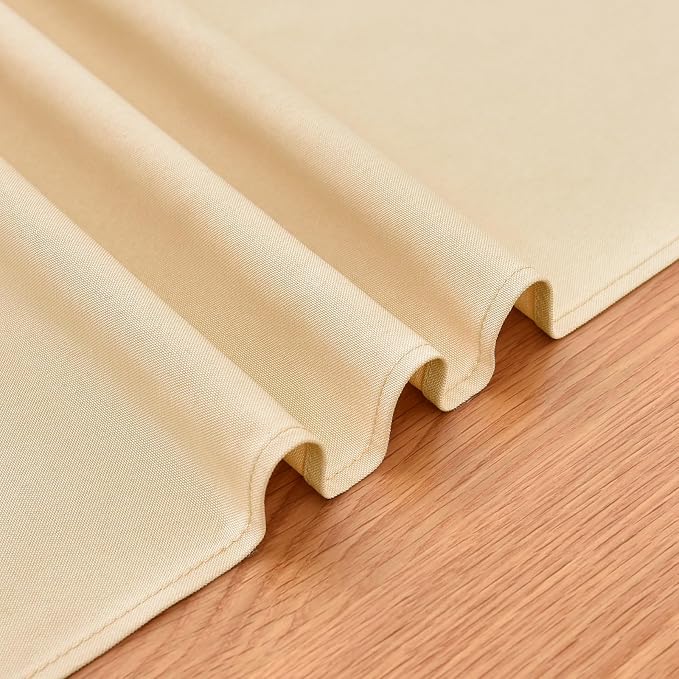 Faux Linen Table Runner Water Resistant 13 x 72 in, Coffee Table Runner - Image 6