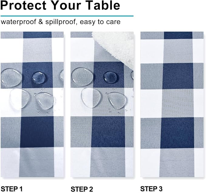 Checkered Tablecloth Square - Image 3