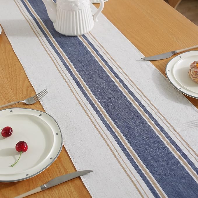 Blue Table Runner 36 Inches Long - Image 4