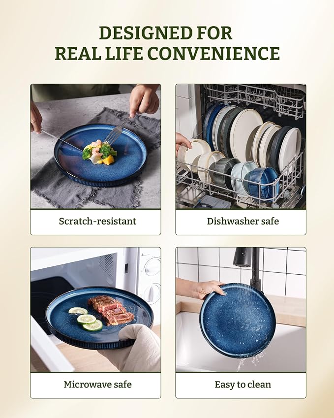 famiware Star 10/8 inches Salad Plates Set - Image 8