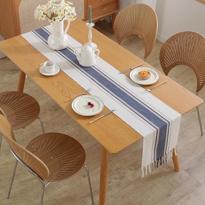 Blue Table Runner 36 Inches Long - Image 6