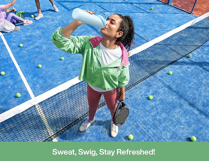 POWCAN 26 oz Insulated Water Bottle: 2-in-1 Straw and Spout Lid, Leak-proof | - Image 8