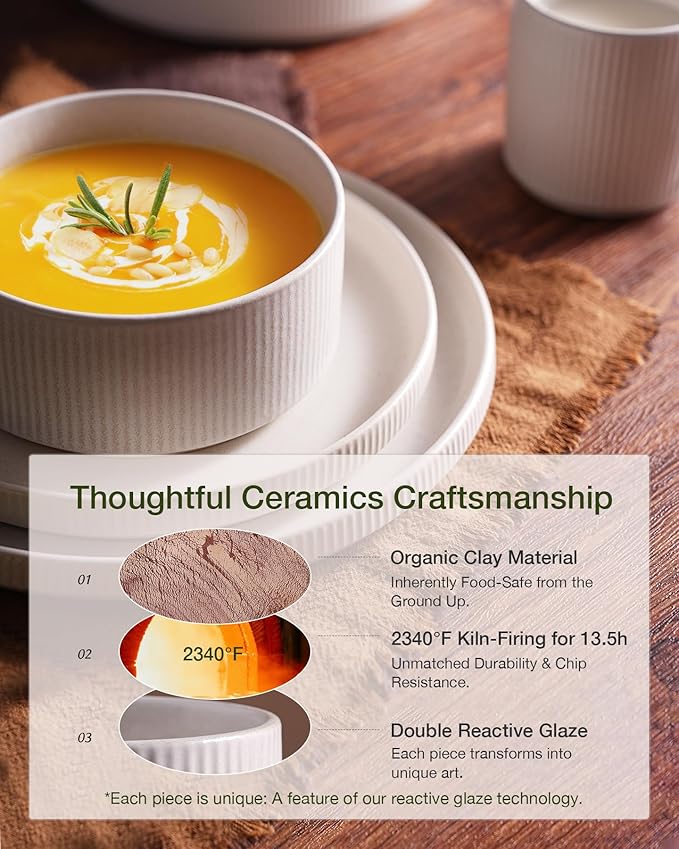 Famiware Star Stoneware Dinnerware Sets - Image 6