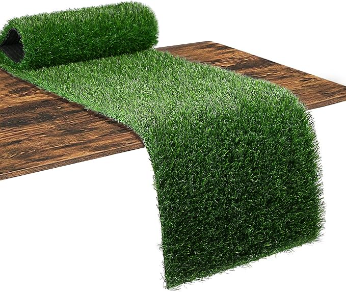 XLX TURF Green Artificial Grass Table Runner 12x120 Golf Party Decorations | by XLXTURF