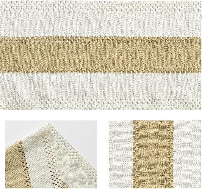 Artoid Mode Burlap Brown Farmhouse Rustic Table Runner 12x36 Inch | Seasonal - Image 6