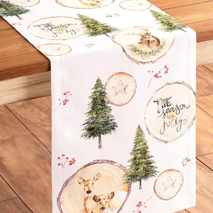 Maison d' Hermine Table Runner 100% Cotton 14.50" x 48" | Table Runners 48 - Image 9