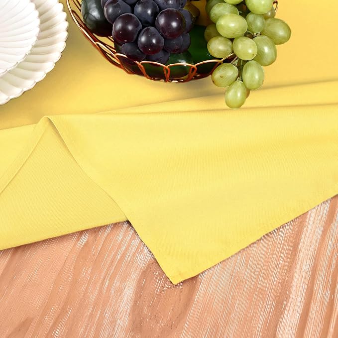 MEANMOY Yellow Table Runner 90 Inches Long Waterproof Table Runners | Washable - Image 5