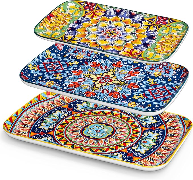 vancasso Serving Platters Set of 3, Microwave & Dishwasher Safe by vancasso