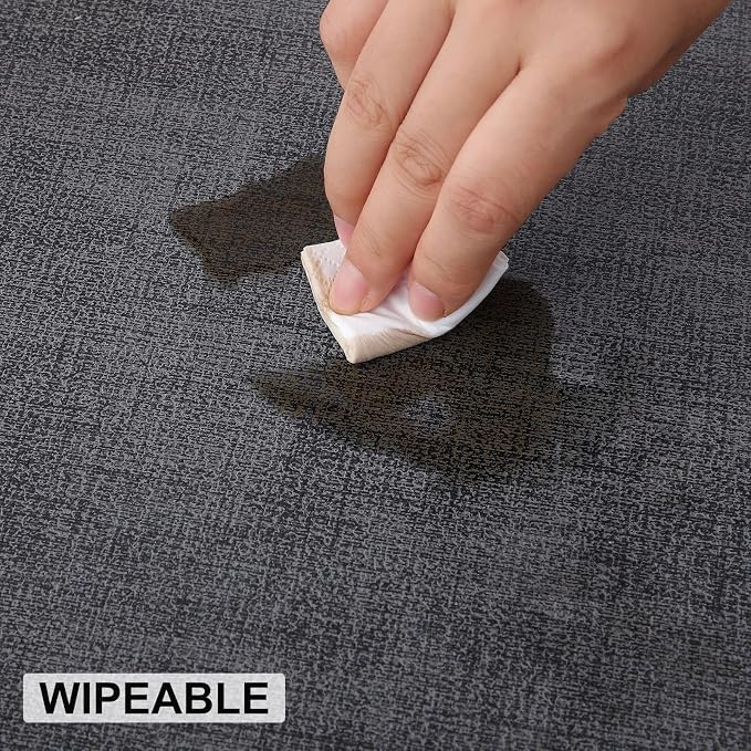 Faux Leather Heat Resistant Placemats 8 Packs, Waterproof Wipeable Dining PU - Image 5