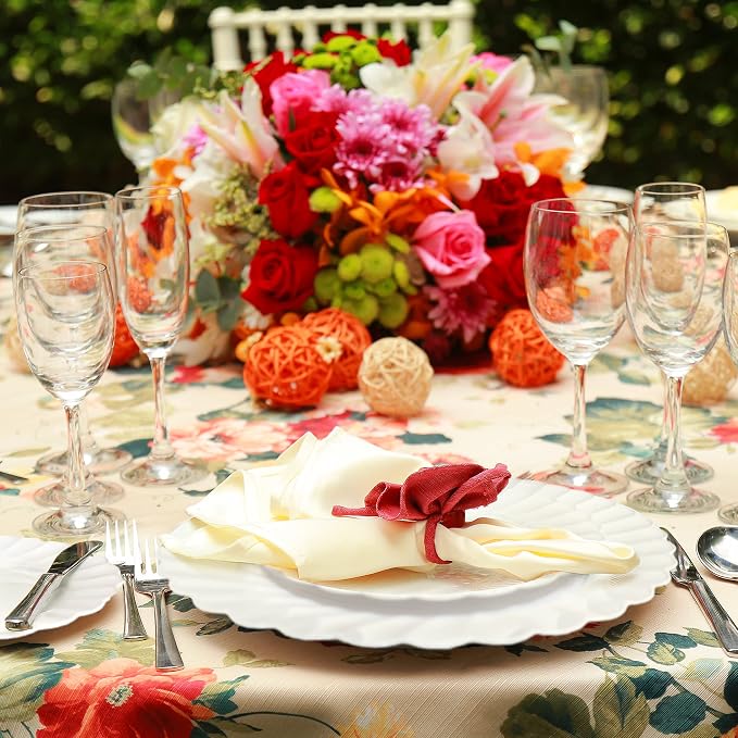 Premium Hard Plastic Round White Plates – 100 x 6” -Washable & Reusable - Image 5