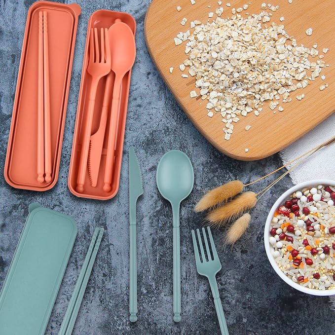 Travel Utensils, Reusable Utensils Set - Image 4