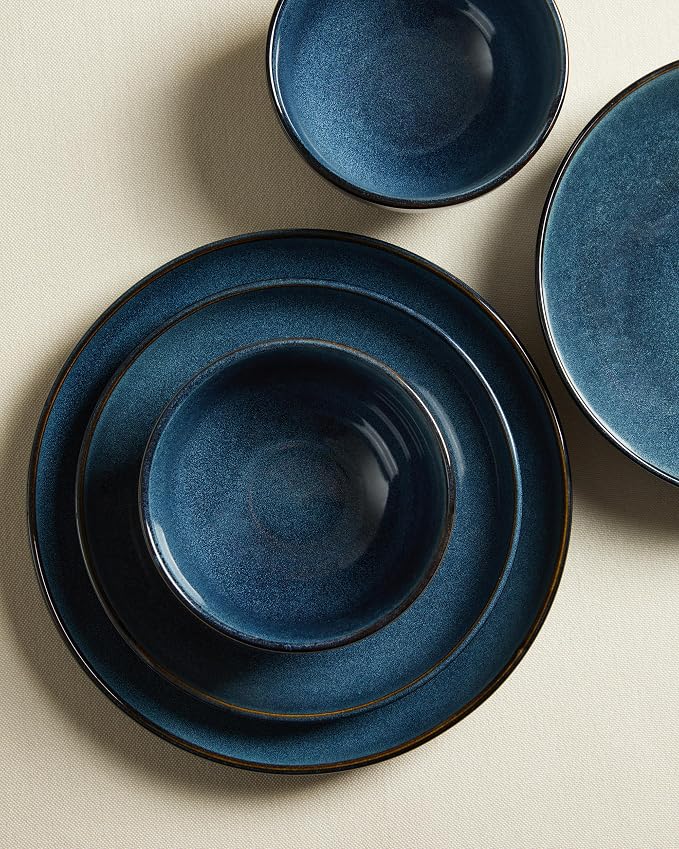 32 Piece Double Bowl Dinnerware Sets - Image 3