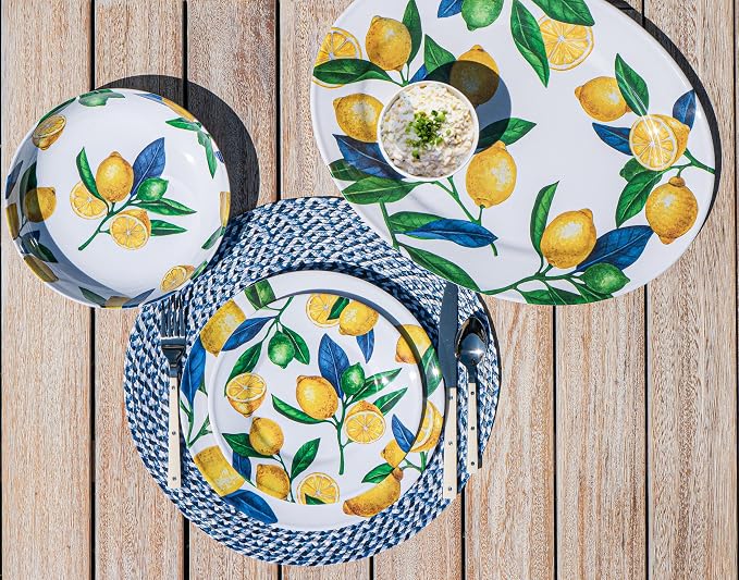 Lemon Orchard NewWave Melamine Salad Plate - Image 6