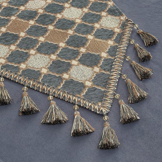 Loom and Mill Chenille Table Runner 72 inches Long, 13x72 inch - Image 5